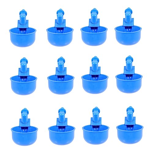 Toyvian 12stücke Automatische Hühnertränke Kunststoff Wasserspender Hühnernapf Für Weidenhühner Haushaltstränke Multifunktions-vogeltränke Zubehör Mit Großem Fassungsvermögen von Toyvian