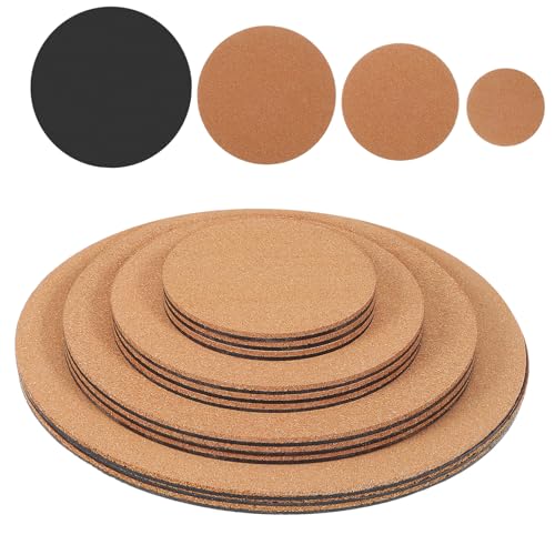 Toyvian 12 Stück Blumentopfmatte Aus Kunststoff Runde Untersetzer Korkpads Für Pflanzen Kork Runden Zimmerpflanzenzubehör Pflanzmatten Untersetzer Aus Kork Korkenmatte Drinnen Plastik von Toyvian