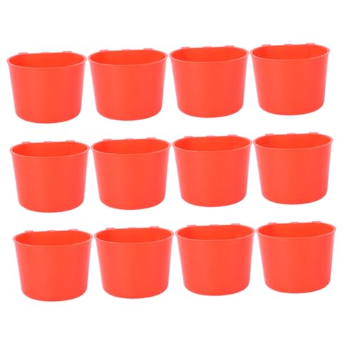 Toyvian 12 Stück Teiliges Vogelfutternapf aus Robustem Praktische Vogelkäfig Futter und Wasserschalen Einfach zu Befestigen Reinigen Geeignet für Wellensittiche Papageien und Kleine Vögel Toyvian 12 Stück Teiliges Vogelfutternapf aus Robustem Praktische Vogelkäfig Futter und Wasserschalen Einfach zu Befestigen Reinigen Geeignet für Wellensittiche Papageien und Kleine Vögel von Toyvian