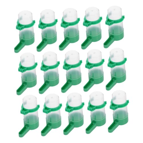 Toyvian 15 Stück Teiliges Automatischer Vogel-wasserspender aus Transparentem Kunststoff Auslaufsicher für Käfige von Wellensittichen Papageien Zwerghühnern für Sauberes Trinken und Toyvian 15 Stück Teiliges Automatischer Vogel-wasserspender aus Transparentem Kunststoff Auslaufsicher für Käfige von Wellensittichen Papageien Zwerghühnern für Sauberes Trinken und von Toyvian