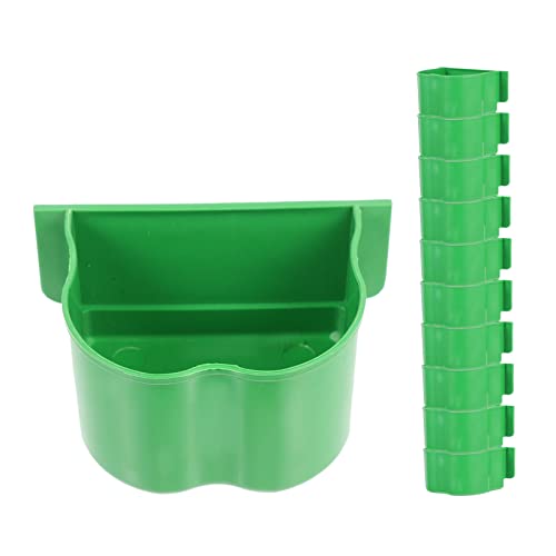 Toyvian 15 Stück Vogelfutterbox Wasserbecken Futternapf Futterspender Klein Käfig Für Vogelkäfig Schüssel Papagei Vogelkäfig Fütterung Papageienfutterbehälter Vogelfutternapf von Toyvian