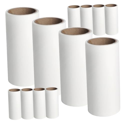 Toyvian 16Stücke Fusselrolle Nachfüllbare Kleberollen für Kleidung und Couch Effektiver Haarentferner für Haustiere Kompakt und Tragbar zu Bedienen von Toyvian