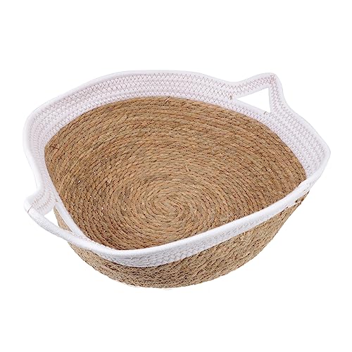 Toyvian 1Pc Katzensommerbett Plüsch Katzenbett Indoor Sure Betten Bettmatte Haustier Mittel Faltbar Hausform Katzen Kleines Katzenbett Bett Für Katzenschlafbett Kätzchennest Katzennest von Toyvian