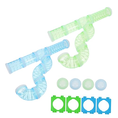 Toyvian 1Satz DIY Hamster Tunnel Erweiterbare Käfigverbindung Sicherem Kunststoff Grünen und Blauen für Kreative Labyrinthgestaltung und Spielspaß Toyvian 1Satz DIY Hamster Tunnel Erweiterbare Käfigverbindung Sicherem Kunststoff Grünen und Blauen für Kreative Labyrinthgestaltung und Spielspaß von Toyvian