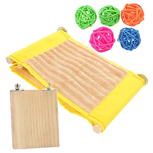 Toyvian 1Satz Hängematte für Haustiere Teiliges Chinchilla Hängematte mit Spielzeugball und Kuscheliges Bett für Meerschweinchen Hamster und Kleine Toyvian 1Satz Hängematte für Haustiere Teiliges Chinchilla Hängematte mit Spielzeugball und Kuscheliges Bett für Meerschweinchen Hamster und Kleine von Toyvian