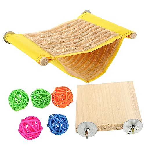 Toyvian 1satz Hängematte Für Kleintiere Teiliges Set Mit Warmem Schlafplatz Und Spielball Für Meerschweinchen Chinchillas Und Hamster Für Winter Und Ganzjährig Nutzbar von Toyvian