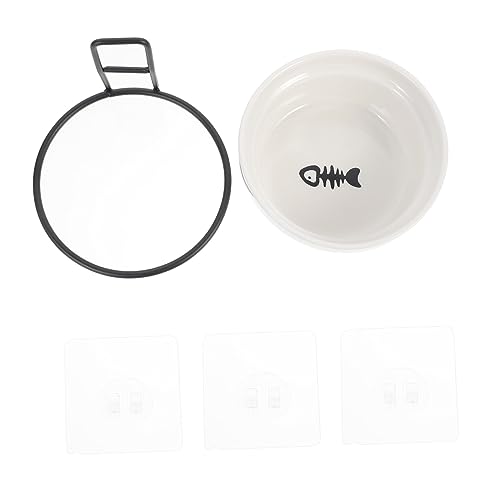 Toyvian Wandmontierter Katzenfutterspender aus Keramik Hängender Futternapf für Haustiere Futterbehälter für Katzen und Hunde Großes Fassungsvermögen Einfach zu Montieren Toyvian Wandmontierter Katzenfutterspender aus Keramik Hängender Futternapf für Haustiere Futterbehälter für Katzen und Hunde Großes Fassungsvermögen Einfach zu Montieren von Toyvian