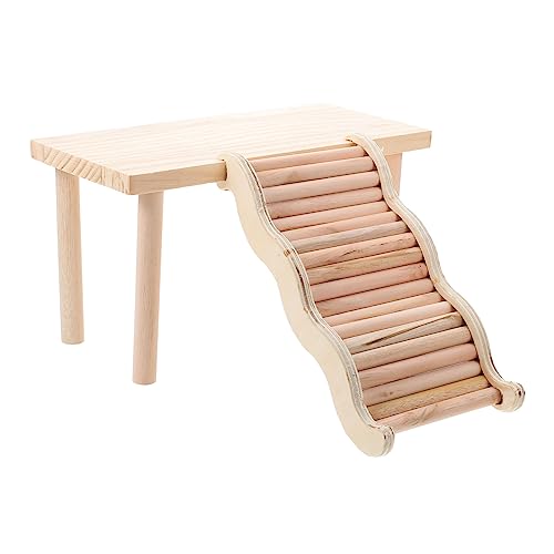 Toyvian Hamster Spielzeugset 1 Satz Kletterleiter und Beißspielzeug aus Holz Plattform für Hamsterkäfig Indoor Spielzeug für Kleintiere Kletterzubehör für Hamster und Rennmäuse Toyvian Hamster Spielzeugset 1 Satz Kletterleiter und Beißspielzeug aus Holz Plattform für Hamsterkäfig Indoor Spielzeug für Kleintiere Kletterzubehör für Hamster und Rennmäuse von Toyvian