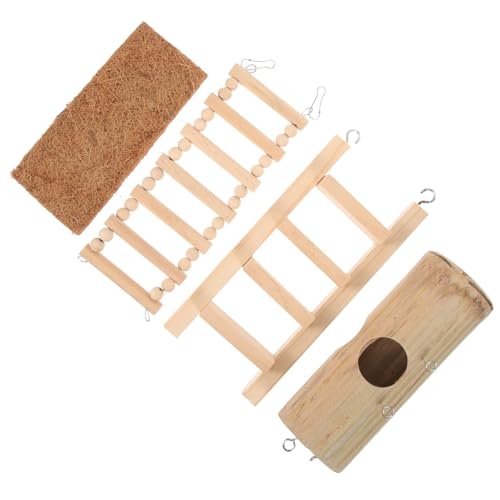 Toyvian 1Satz Hamsternest mit Kletterleitern Teiliges für Dwarf Hamster Sicheres und Langlebiges Nagerhaus Gemütlicher Rückzugsort für Kleine Haustiere Toyvian 1Satz Hamsternest mit Kletterleitern Teiliges für Dwarf Hamster Sicheres und Langlebiges Nagerhaus Gemütlicher Rückzugsort für Kleine Haustiere von Toyvian