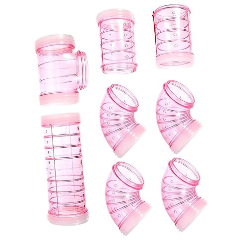 Toyvian 1Satz Hamsterrohr aus Plastik Flexibles Labyrinth für Hamsterkäfige DIY Rohrverbindung für Kleintiere Fördert Bewegung und Spaß für Hamster und Meerschweinchen Toyvian 1Satz Hamsterrohr aus Plastik Flexibles Labyrinth für Hamsterkäfige DIY Rohrverbindung für Kleintiere Fördert Bewegung und Spaß für Hamster und Meerschweinchen von Toyvian