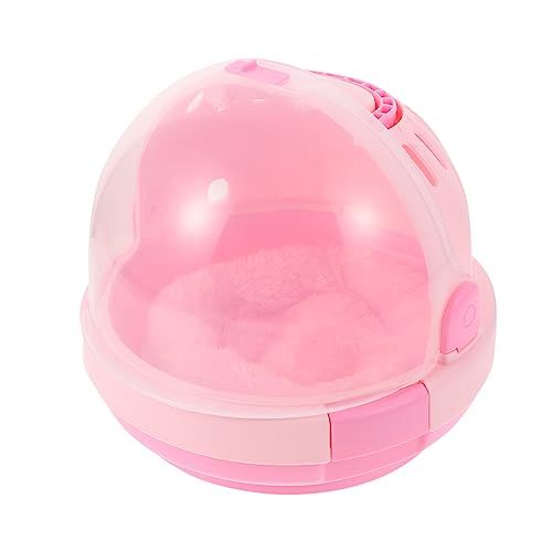 Toyvian Vogel Reiseträgerkäfig für Papageien Tragbarer Käfig mit Sitzstange für Transport von Vögeln Hamstern und Kleintieren Design für Reisen und Ausflüge von Toyvian