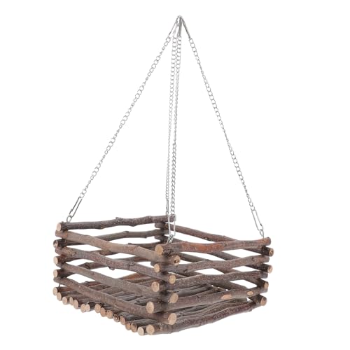 Toyvian 1Satz Hölzerne Haustierhammocke für Hamster und Kleine Hängendes Nest für Käfigdekoration Langlebig Installieren Toyvian 1Satz Hölzerne Haustierhammocke für Hamster und Kleine Hängendes Nest für Käfigdekoration Langlebig Installieren von Toyvian