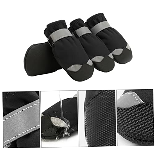 Toyvian 1Satz Hundestiefel rutschfest Für Winter Pfotenschutz Mit Rutschfester Sohle Für Kalte Und Bedingungen Bequem Und Strapazierfähig Schützt Toyvian 1Satz Hundestiefel rutschfest Für Winter Pfotenschutz Mit Rutschfester Sohle Für Kalte Und Bedingungen Bequem Und Strapazierfähig Schützt von Toyvian