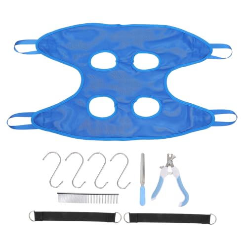Toyvian 1satz Haustier-hängematte Mit Nageltrimmer Für Katzen Und Hunde Ergonomisches Design Bequemes Grooming Für Sicheres Und Schnelles Nagelschneiden von Toyvian