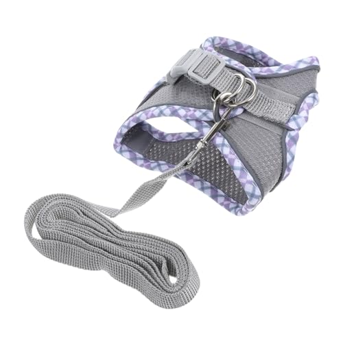 Toyvian 1Satz Katzengeschirr Leine Für Kätzchen Verstellbares Ausbruchsicheres Geschirr Mit Reflektierenden Streifen Für Outdoor Aktivitäten XXS von Toyvian
