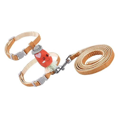 Toyvian 1Satz Katzengeschirr Mit Leine Für Kleine Katzen Verstellbar Und Bequem Karotten Design Für Outdoor Aktivitäten Und Training Kätzchenbedarf Für Sicheres Und Joggen von Toyvian