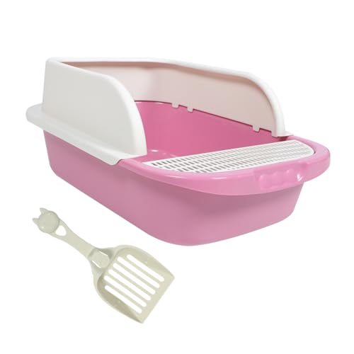 Toyvian 1Satz Katzentoilette mit Halbgeschütztem Design Faltbare Kätzchen für Einfache Reinigung und Nutzung für Unterwegs von Toyvian
