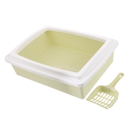 Toyvian 1Satz Katzentoilette mit Hohem Offene Katzentoilette aus Langlebigem Material Abnehmbar und Platzsparend für Katzen und Kleine Haustiere für Wohnung von Toyvian