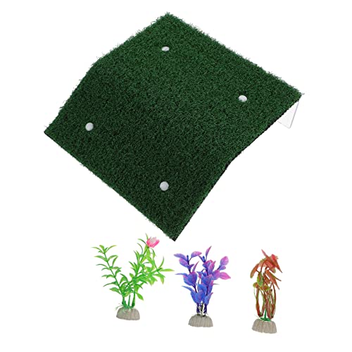 Toyvian 1Satz Kletterplattform für Schildkröten Teiliges mit Künstlichem Rasen für Aquarien Sonnenbaden und Ausruhen von Reptilien Wasserschildkröten und Kleinen Toyvian 1Satz Kletterplattform für Schildkröten Teiliges mit Künstlichem Rasen für Aquarien Sonnenbaden und Ausruhen von Reptilien Wasserschildkröten und Kleinen von Toyvian