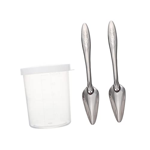 Toyvian Metall-futterlöffel Für Papageien Mit Becher Fütterungslöffel Pfingstrosen-Feeder-löffel Für Kleine Und Mittelgroße Vögel Geeignet Für Milch Wasser Und Futter Toyvian Metall-futterlöffel Für Papageien Mit Becher Fütterungslöffel Pfingstrosen-Feeder-löffel Für Kleine Und Mittelgroße Vögel Geeignet Für Milch Wasser Und Futter von Toyvian