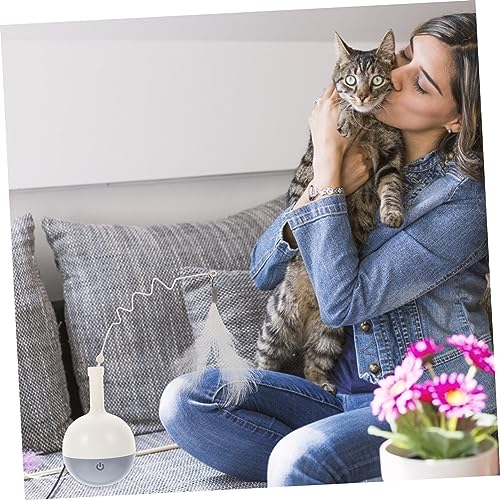 Toyvian 1Stück Elektrischer Tumbler Katzenspielzeug mit Futterspender Interaktives Futterball für Katzen Fördert und Langeweile Toyvian 1Stück Elektrischer Tumbler Katzenspielzeug mit Futterspender Interaktives Futterball für Katzen Fördert und Langeweile von Toyvian