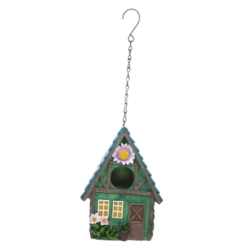 Toyvian 1Stück Hängendes Vogelhaus Harz für Garten Robust und Atmungsaktiv für Vögel Wind und Perfektes von Toyvian