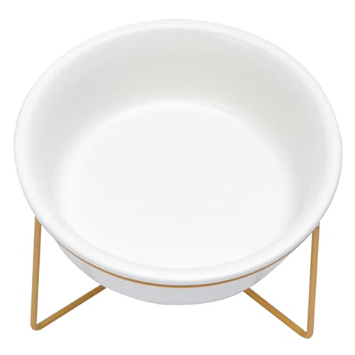 Toyvian 1Stück Hochfüßige Futterschale für Haustiere Ergonomischer Geneigter Keramiknapf für Katzen und Stabiler Stand für Gesundes Fressen Toyvian 1Stück Hochfüßige Futterschale für Haustiere Ergonomischer Geneigter Keramiknapf für Katzen und Stabiler Stand für Gesundes Fressen von Toyvian