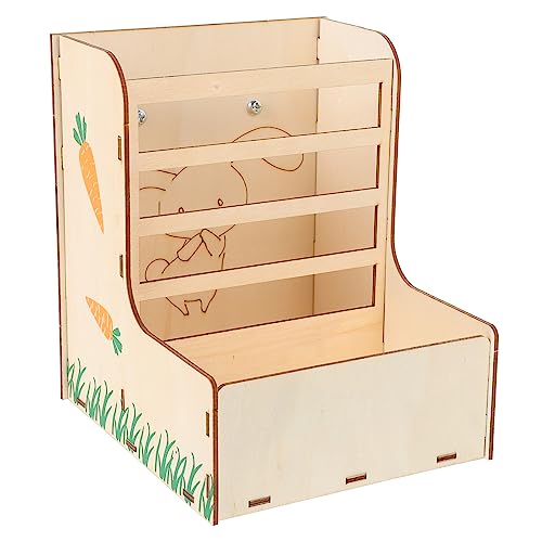 Toyvian 1Stück Holz Heu Fütterungsständer für Kleine Haustiere Futterstation für Meerschweinchen und Chinchillas Große Kapazität Langlebig und Sicher für Heu Toyvian 1Stück Holz Heu Fütterungsständer für Kleine Haustiere Futterstation für Meerschweinchen und Chinchillas Große Kapazität Langlebig und Sicher für Heu von Toyvian