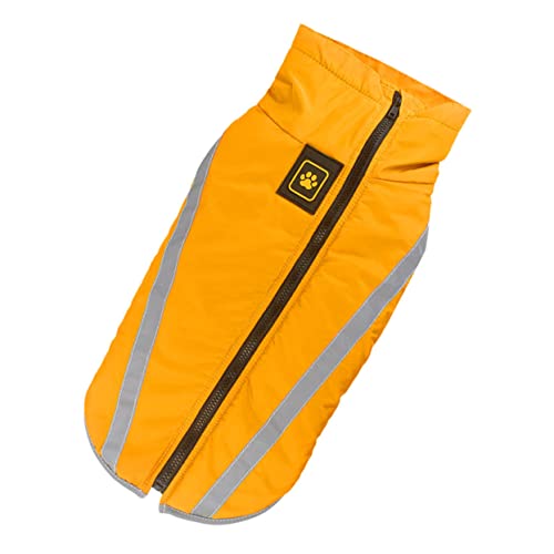 Toyvian 1Stück Hundemantel Für Große Wasserdichter Anzug Dicke Winterhundeschicht Outdoor Hundekleidung Ingwerfarben Regenschutz Für Haustiere von Toyvian