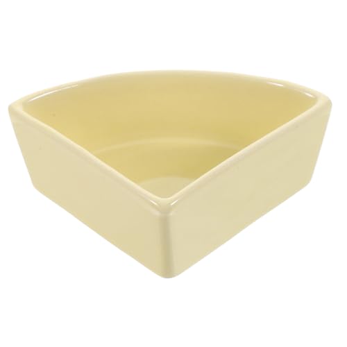 Toyvian Keramischer Trinknapf für Hamster Dreieckiges Design Langlebig für Wasser und Futter Haustierbedarf für Kleine Tiere Toyvian Keramischer Trinknapf für Hamster Dreieckiges Design Langlebig für Wasser und Futter Haustierbedarf für Kleine Tiere von Toyvian