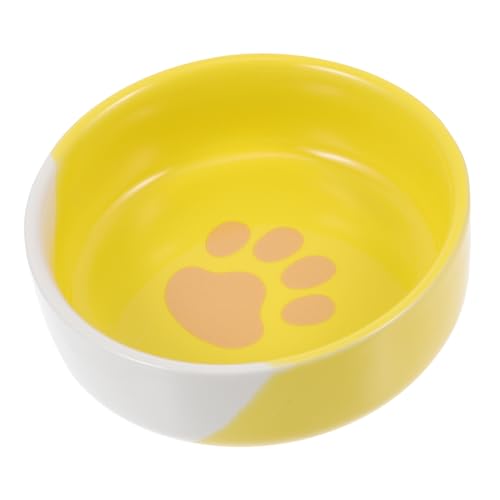 Toyvian 1Stück Keramischer Katzennapf mit Umkipp Design rutschfest für Katzen und Kleine Gelbes für Futter und Wasser zu Reinigen Toyvian 1Stück Keramischer Katzennapf mit Umkipp Design rutschfest für Katzen und Kleine Gelbes für Futter und Wasser zu Reinigen von Toyvian