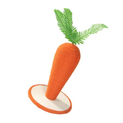Toyvian 1Stück Kratzbrett Karottenform mit Stabilem Sockel Katzenkletterrahmen für Indoor Katzen zur Krallenpflege und Aktivierung für Wohnzimmer Toyvian 1Stück Kratzbrett Karottenform mit Stabilem Sockel Katzenkletterrahmen für Indoor Katzen zur Krallenpflege und Aktivierung für Wohnzimmer von Toyvian