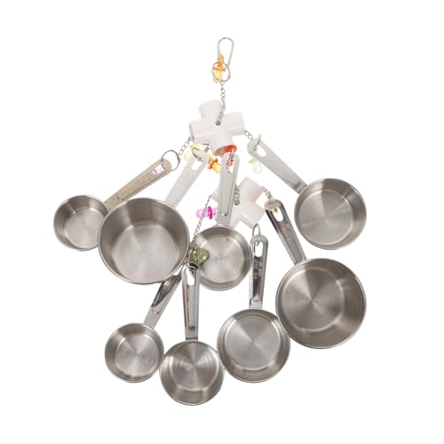 Toyvian Papagei Beißspielzeug Lustiges Hängespielzeug für Vögel Schnabelschleifspielzeug für Käfigvögel Langlebiges Kauspielzeug für Sittiche Wellensittiche und Conures von Toyvian