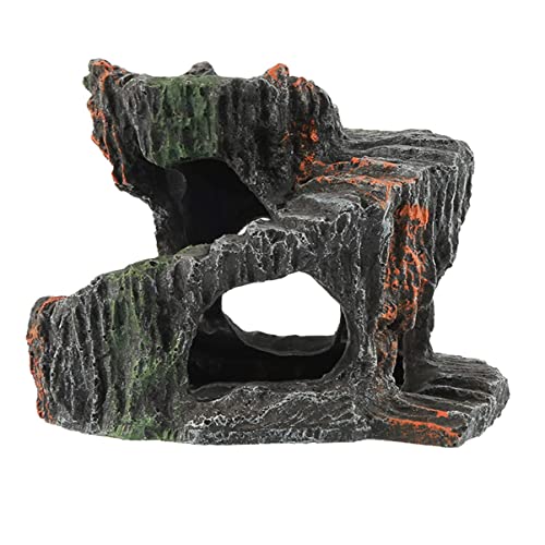 Toyvian 1Stück Reptilische Basking aus Harz für Aquarien Schildkröten Sonnenplatz mit Kletterrampe und Funktional Versteck für Terrarien für Fischtanks Toyvian 1Stück Reptilische Basking aus Harz für Aquarien Schildkröten Sonnenplatz mit Kletterrampe und Funktional Versteck für Terrarien für Fischtanks von Toyvian