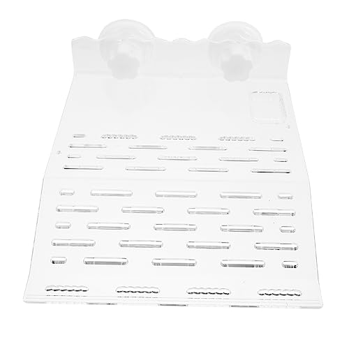 Toyvian 1Stück Schildkröten Basking Große Transparente Reptilienkletterplattform mit Saugnapf für Aquarien Lebensbedingungen für Wasserschildkröten Frösche Toyvian 1Stück Schildkröten Basking Große Transparente Reptilienkletterplattform mit Saugnapf für Aquarien Lebensbedingungen für Wasserschildkröten Frösche von Toyvian