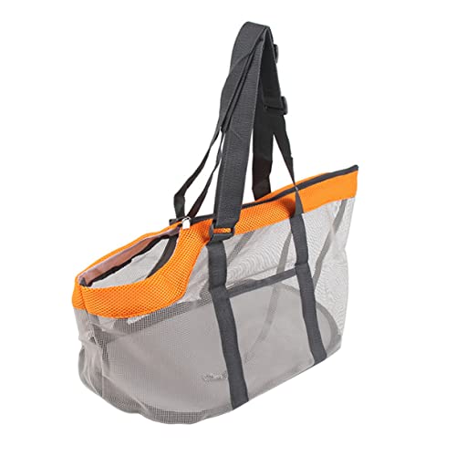 Toyvian Tragbare Haustiertasche für Hunde und Katzen Atmungsaktiv mit Verstellbarem Schultergurt für Reisen und Outdoor Aktivitäten Geeignet für Haustiere bis 12 kg von Toyvian