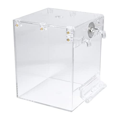 Toyvian 1Stück Transparente Vogelbadewanne für Käfig Hängendes Vogelbad für Wellensittiche Nymphensittiche und Papageien Hochwertiges Zubehör für von Toyvian