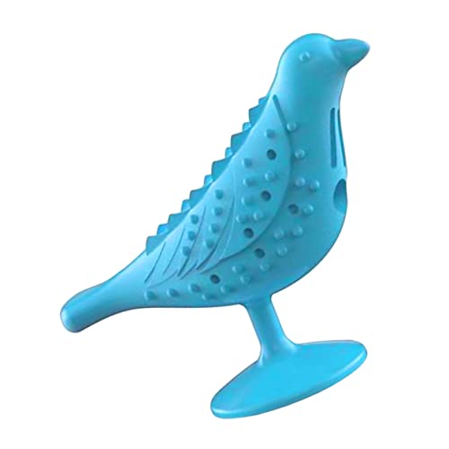 Toyvian 1Stück Vogel Design Katzen Interaktives Kautschspielzeug zur Zahnreinigung Fördert das Training Beschäftigung von Haustieren für Katzen zu Reinigen von Toyvian