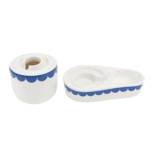 Toyvian 1Stück Wasserschale für Kreative Trinkschüssel aus Keramik und Auslaufsicher für Haustiere Glatte Oberfläche zu Reinigen von Toyvian