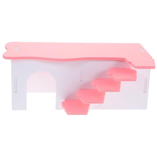 Toyvian 1Stücke Lebensraum mit Leiter für Hamster und Meerschweinchen Kleintier Spielzeughaus aus Sicheren Materialien für Kreative Dekoration und Unterhaltung von Toyvian