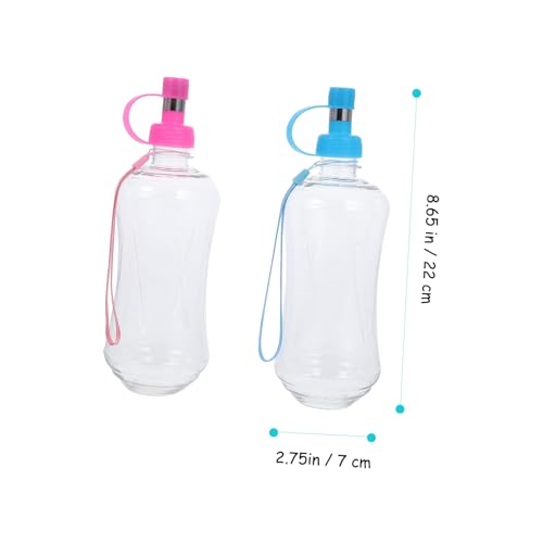 Toyvian 2 STÜCK Tragbare Haustier Trinkflaschen Auslaufsichere Wasserflaschen für Hunde Katzen Kaninchen Praktischer Wasserspender für Outdoor Reisen und von Toyvian
