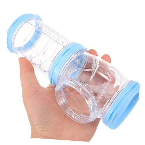 Toyvian 2 Sätze Hamsterröhren Außenverbindung Klarer Hamstertunnel DIY Käfig Erweiterung Für Hamster Eichhörnchen Igel Meerschweinchen Bunte Rohre Blau Toyvian 2 Sätze Hamsterröhren Außenverbindung Klarer Hamstertunnel DIY Käfig Erweiterung Für Hamster Eichhörnchen Igel Meerschweinchen Bunte Rohre Blau von Toyvian