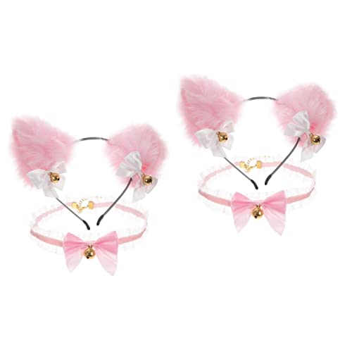 Toyvian 2 Sätze Stirnband Mit Katzenohren Goth-Halskette Tier-Cosplay-Accessoires Katze Cosplay Glocke Halsband Katzenohren Kostüm Katzenkostüm-kit Spitzenstirnband Haar Kätzchen Metall Toyvian 2 Sätze Stirnband Mit Katzenohren Goth-Halskette Tier-Cosplay-Accessoires Katze Cosplay Glocke Halsband Katzenohren Kostüm Katzenkostüm-kit Spitzenstirnband Haar Kätzchen Metall von Toyvian