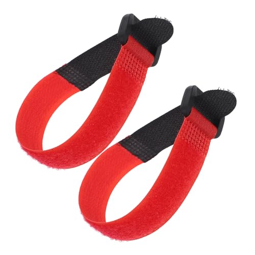 Toyvian 2 Stück Anti-Verhaken-Hahnhalsband Austauschbar Hähne -krähende Bands Hahnhalsband, um das Krähen zu stoppen Hahnhalsgurt kein krähender Kragen Huhn ersetzt Nackengurte Nylon rot von Toyvian