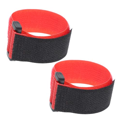 Toyvian 2 Stück Anti-Verhaken-Hahnhalsband Kragen Hühnerhalsgurte Gürtel für Hühnergeräuschstopper verstellbare Hühnerhalsbänder Anti-Stör-Nackengurte geräuschfreie Nackenbügel Nylon rot von Toyvian