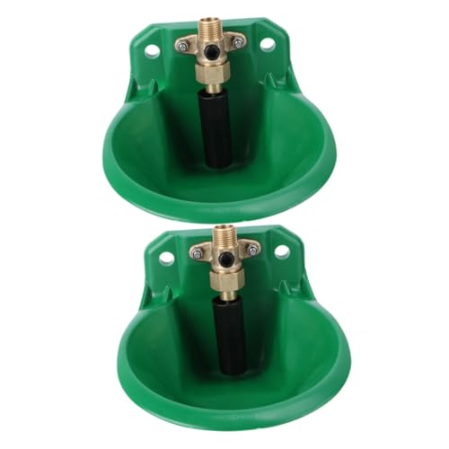 Toyvian 2 Stück Automatische Schaftränke aus Bruchsicherem mit Kupfer Ventil Wassersparend und Arbeitserleichternd Geeignet für Schafe Schweine Geflügel und Kleintiere Bauernhöfen von Toyvian