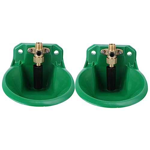 Toyvian 2 Stück Automatische Tränke für Schafe Kupfer Ventil Wasserfontäne Langlebig und Bruchsicher für Schafe Lämmer und Andere Nutztiere von Toyvian