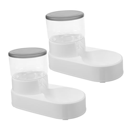 Toyvian 2 Stück Automatischer Futterspender für Haustiere Teiliges mit Wasserbehälter für Katzen und Hunde aus Robustem Einfach zu Befüllen rutschfest und Sicher Toyvian 2 Stück Automatischer Futterspender für Haustiere Teiliges mit Wasserbehälter für Katzen und Hunde aus Robustem Einfach zu Befüllen rutschfest und Sicher von Toyvian