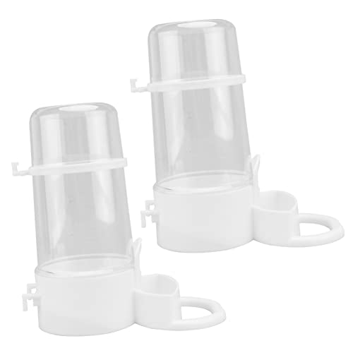 Toyvian 2 Stück Automatischer Trink und Futterspender für Vögel Teiliges Platzsparend für Wellensittiche Nymphensittiche Kanarienvögel und Andere Haustiere von Toyvian