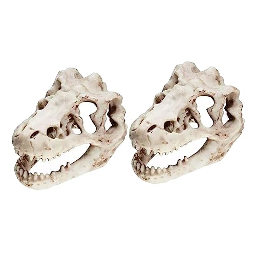 Toyvian 2 Stück Dinosaurier Schädel Dekoration Reptilien Aquarium Zubehör Künstliches Simuliertes Aquarium Versteck Aquarium Dekoration Versteck Ornament Kleine Toyvian 2 Stück Dinosaurier Schädel Dekoration Reptilien Aquarium Zubehör Künstliches Simuliertes Aquarium Versteck Aquarium Dekoration Versteck Ornament Kleine von Toyvian
